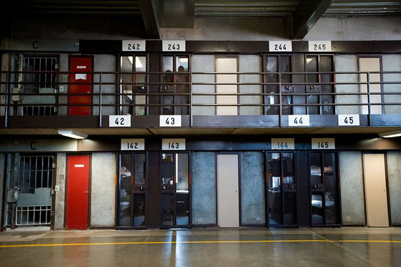 Фотография: Тюрьма в Калифорнии: отделение строгого режима №14 - BigPicture.ru