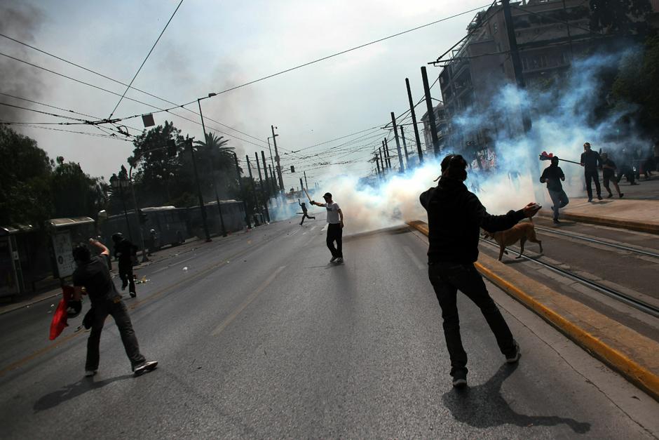Фотография: Забастовки в Греции №17 - BigPicture.ru