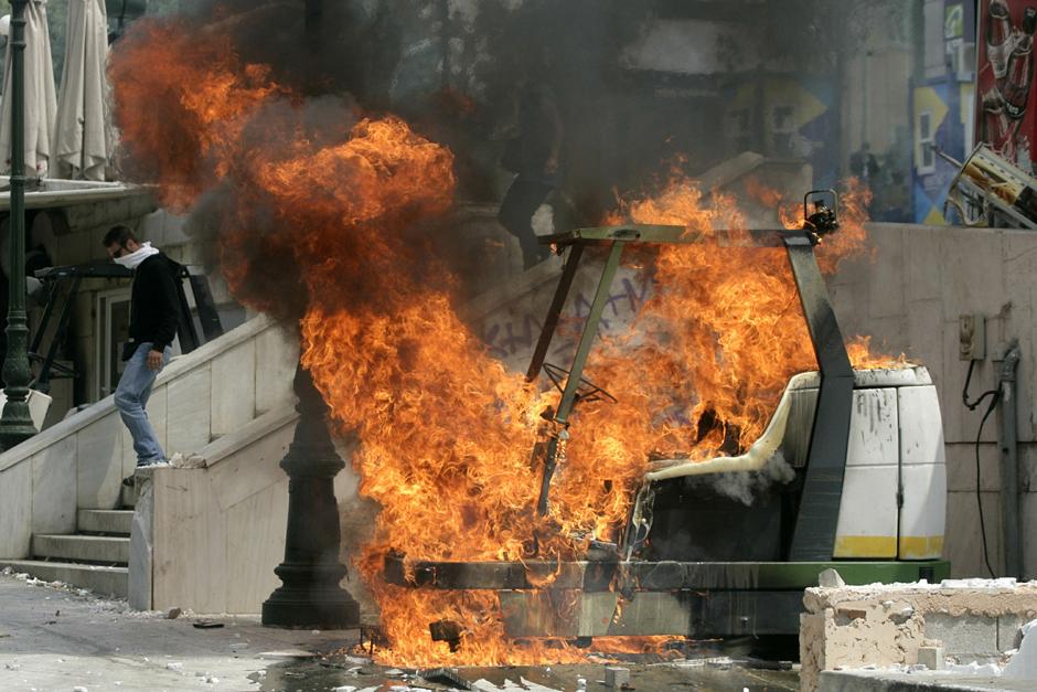 Фотография: Забастовки в Греции №3 - BigPicture.ru