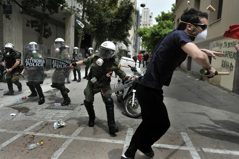 Фотография: Забастовки в Греции №21 - BigPicture.ru