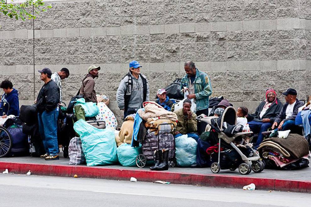 Фотография: Бездомные в центре Лос-Анджелеса №3 - BigPicture.ru