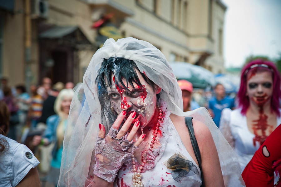 Фотография: Зомби парад в Москве №18 - BigPicture.ru