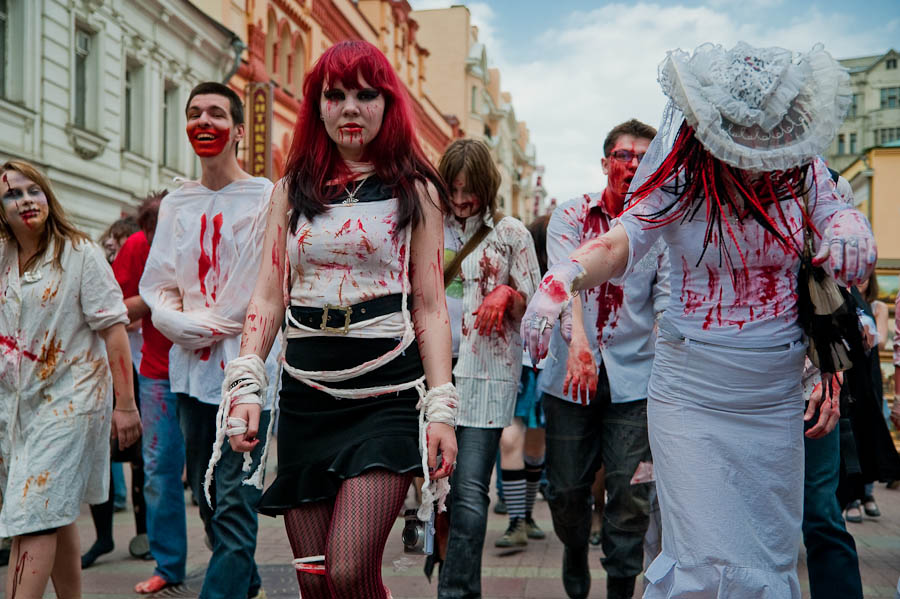 Фотография: Зомби парад в Москве №22 - BigPicture.ru