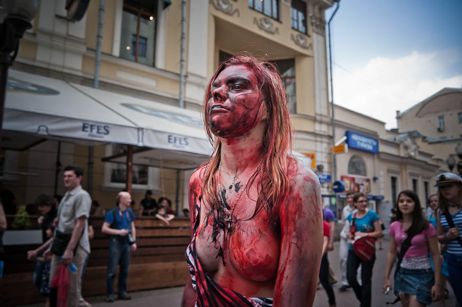 Фотография: Зомби парад в Москве №24 - BigPicture.ru