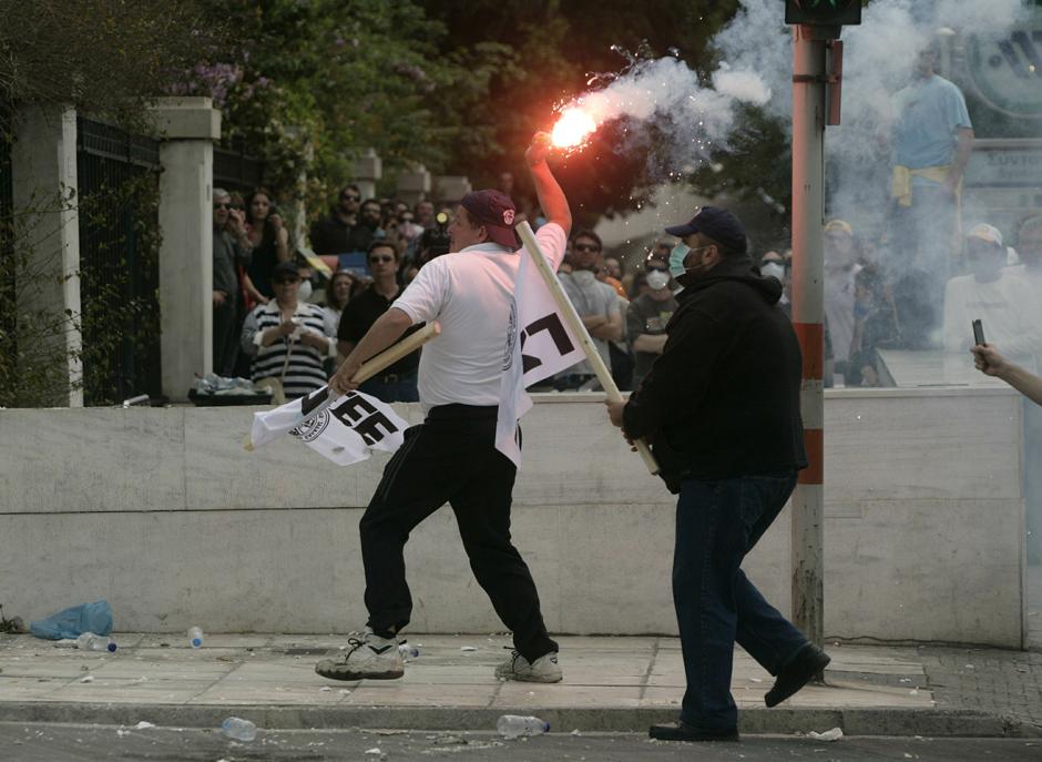 Фотография: Забастовки в Греции №5 - BigPicture.ru