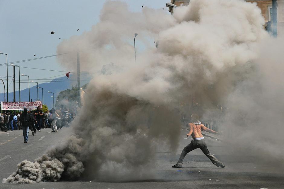 Фотография: Забастовки в Греции №1 - BigPicture.ru
