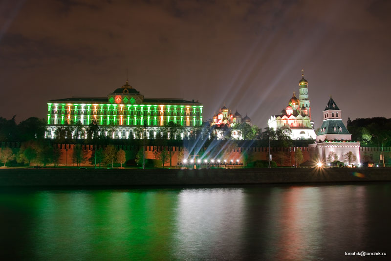 Фотография: Праздничная иллюминация Кремля в Москве №7 - BigPicture.ru