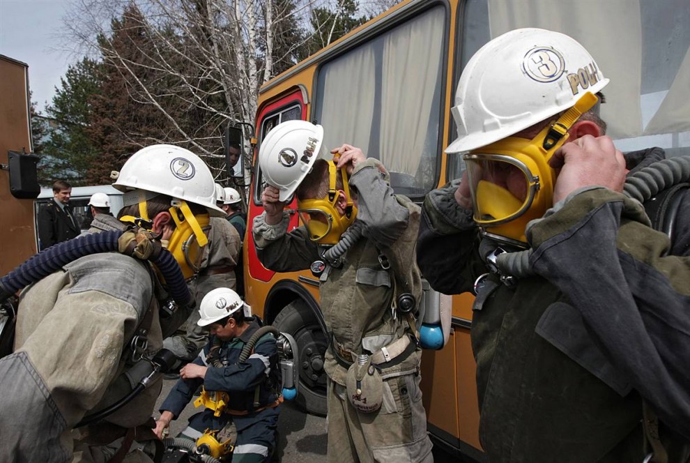 Фотография: Авария на российской шахте 