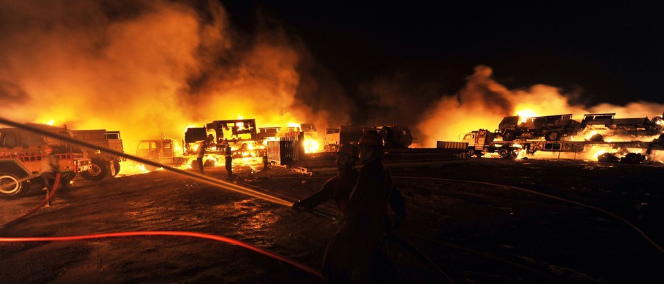 Фотография: Нападение на конвой НАТО под Исламабадом №7 - BigPicture.ru