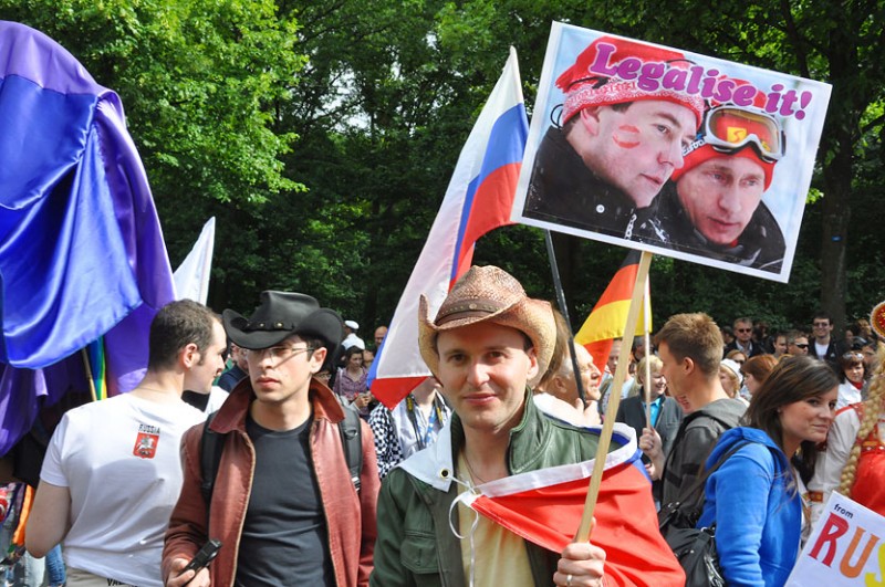 Русские на берлинском гей-параде