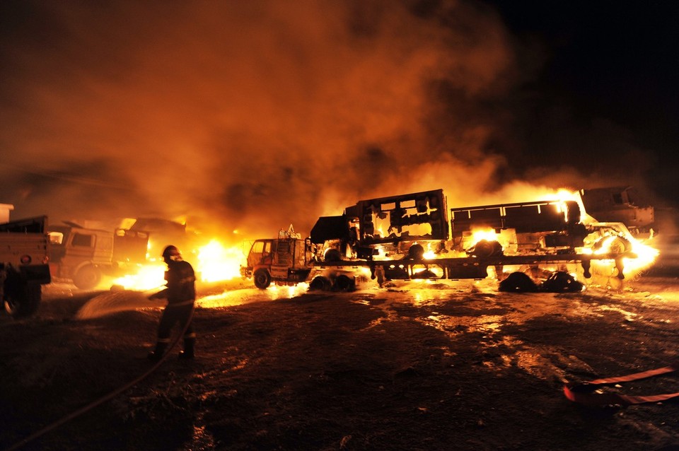 Фотография: Нападение на конвой НАТО под Исламабадом №6 - BigPicture.ru
