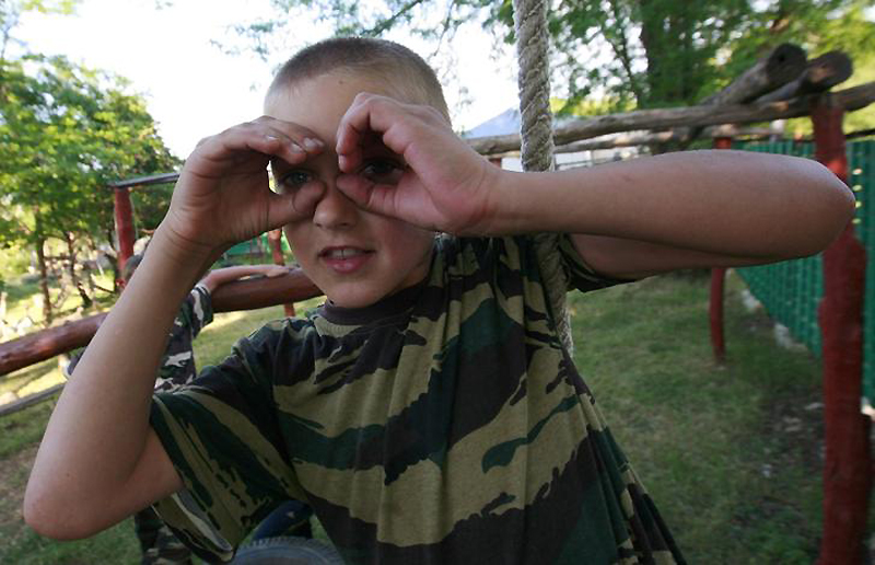 Фотография: Военный лагерь для мальчиков под Ставрополем №4 - BigPicture.ru