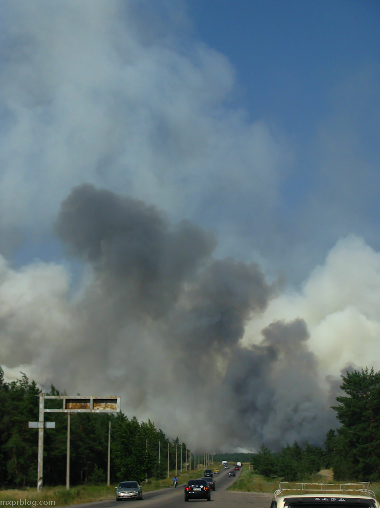 Фотография: Лесные пожары на востоке Украины №3 - BigPicture.ru