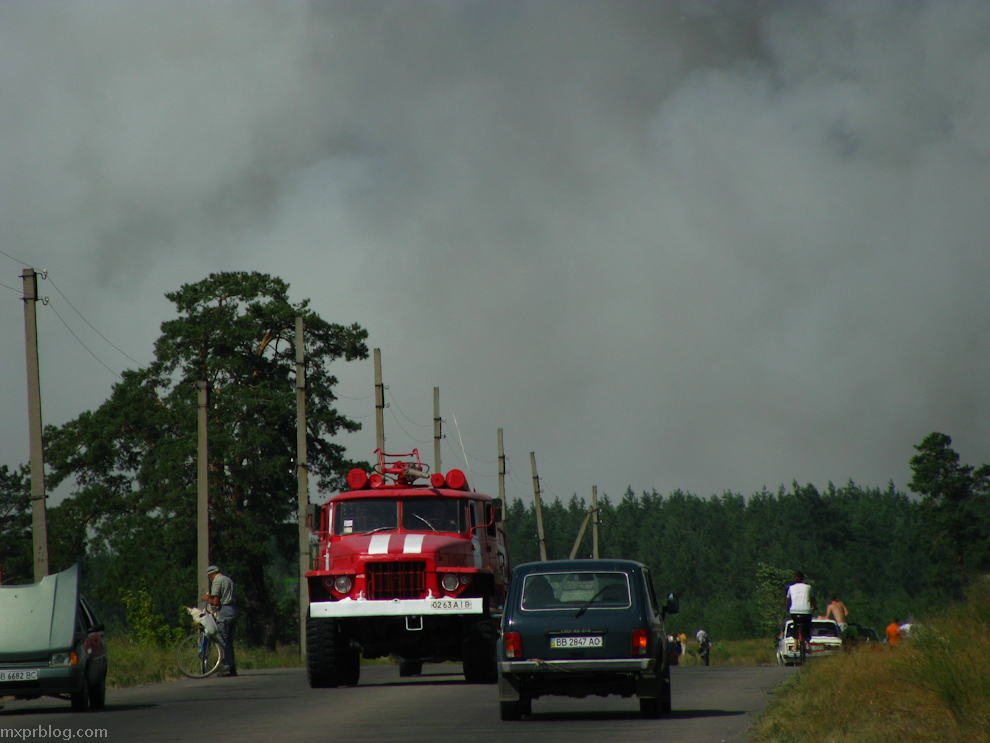 Фотография: Лесные пожары на востоке Украины №6 - BigPicture.ru
