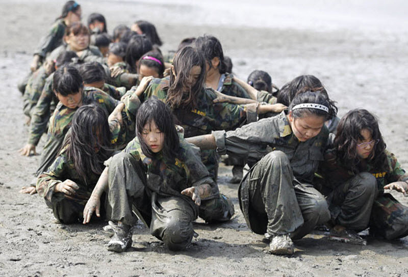 Фотография: Военный лагерь для детей в Южной Корее №9 - BigPicture.ru