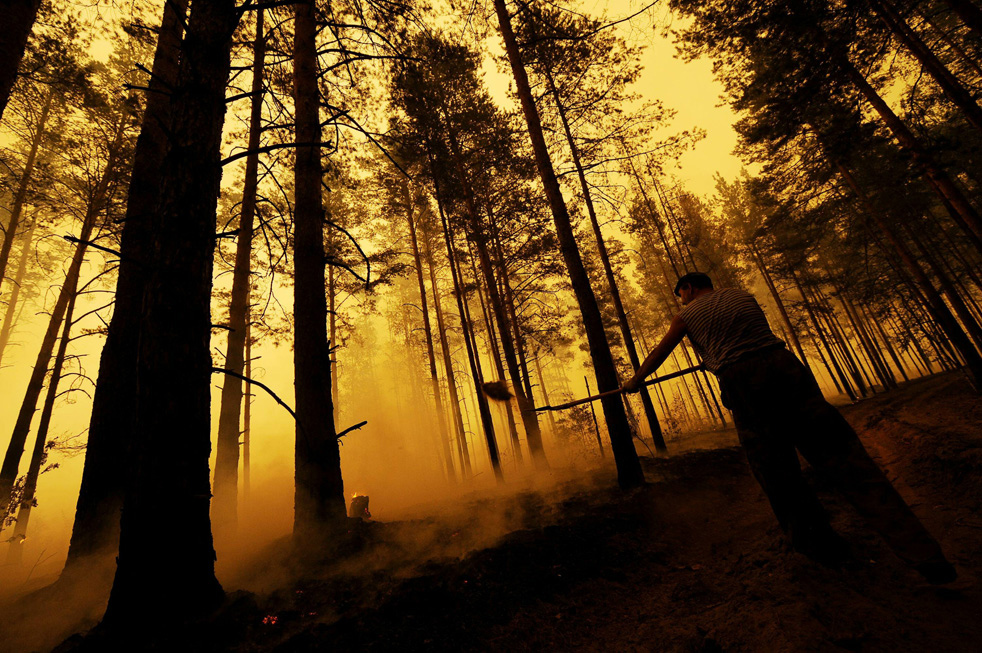 Фотография: Лесные пожары в России продолжаются (Часть 1) №12 - BigPicture.ru