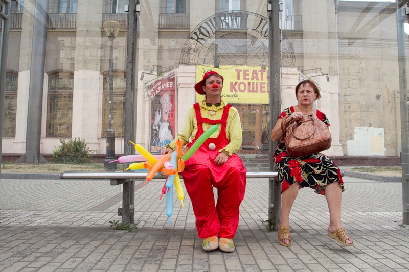Фотография: Клоун в городе №4 - BigPicture.ru