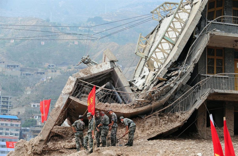 Фотография: Оползень в Китае №2 - BigPicture.ru