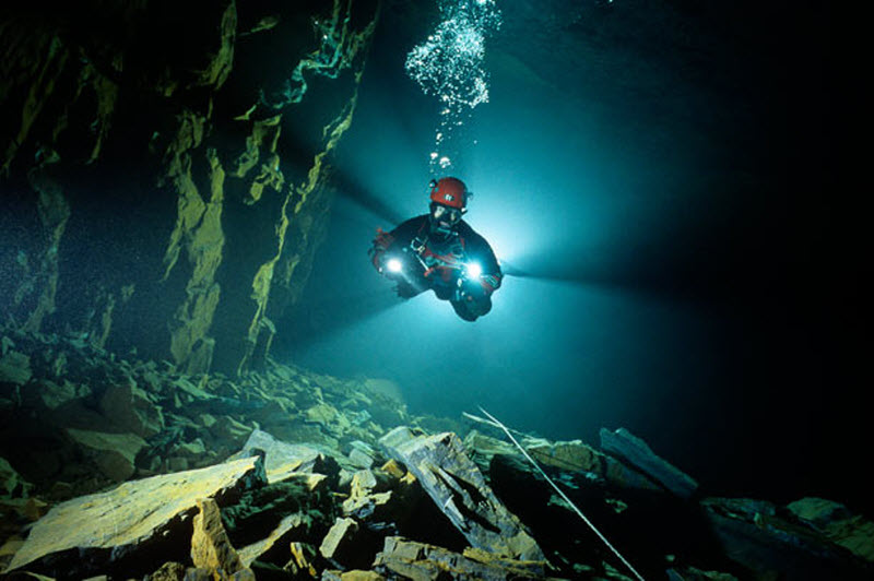 Фотография: Дайвинг в подводных пещерах №5 - BigPicture.ru