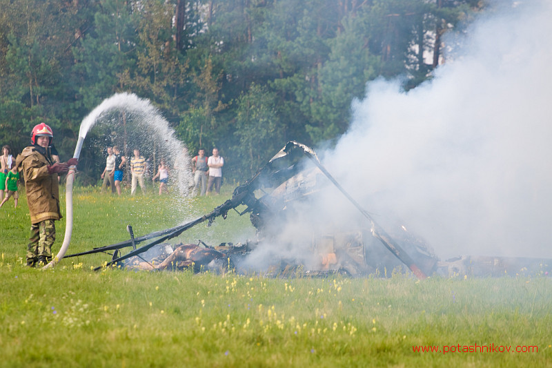 Фотография: Под Минском разбился вертолет №9 - BigPicture.ru