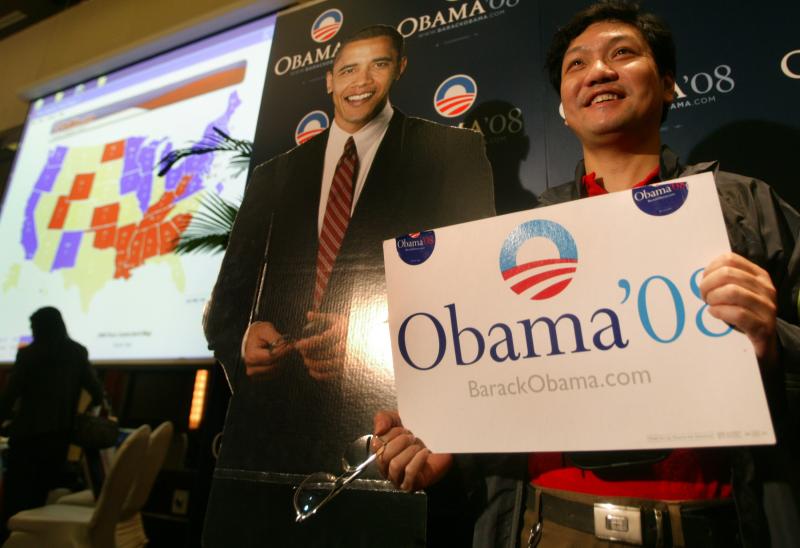 Фотография: Обама, каким его видят в Китае №2 - BigPicture.ru