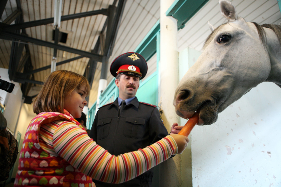 Фотография: 1-й оперативный полк конной милиции Москвы. №9 - BigPicture.ru