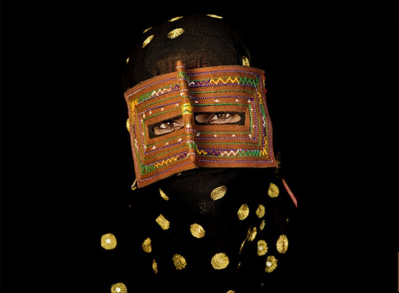 Фотография: Традиционные маски у иранских женщин №1 - BigPicture.ru