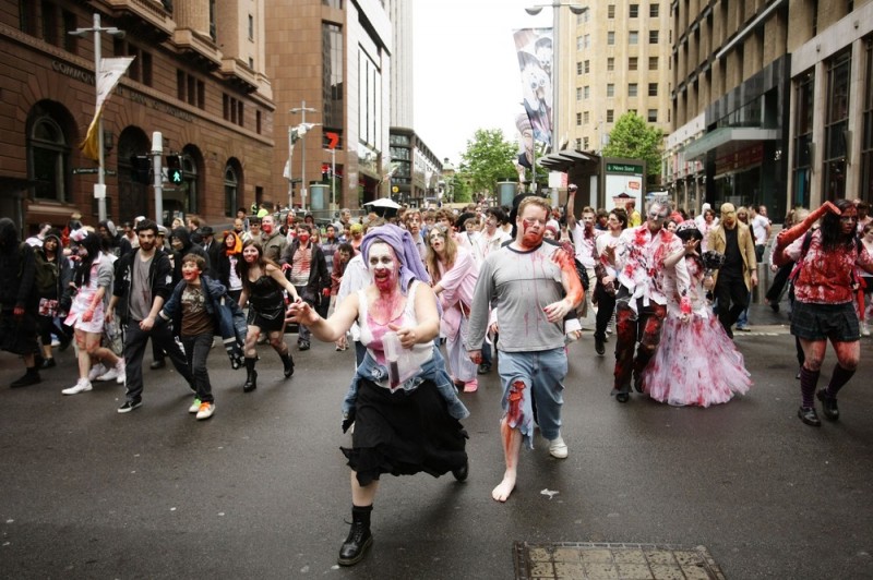 Фотография: Зомби парад в Сиднее №10 - BigPicture.ru