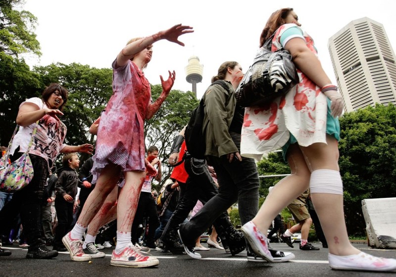 Фотография: Зомби парад в Сиднее №4 - BigPicture.ru