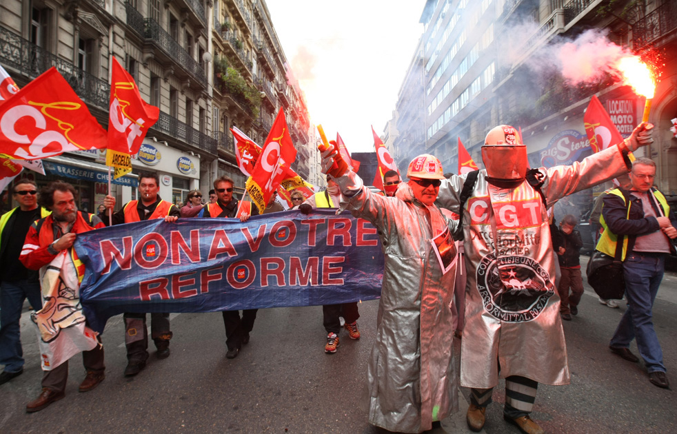 Фотография: Забастовки во Франции №22 - BigPicture.ru