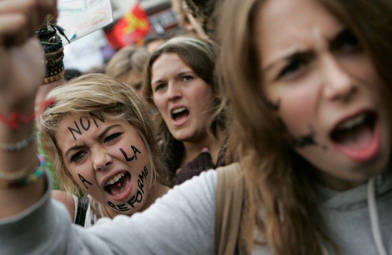 Фотография: Забастовки во Франции №1 - BigPicture.ru