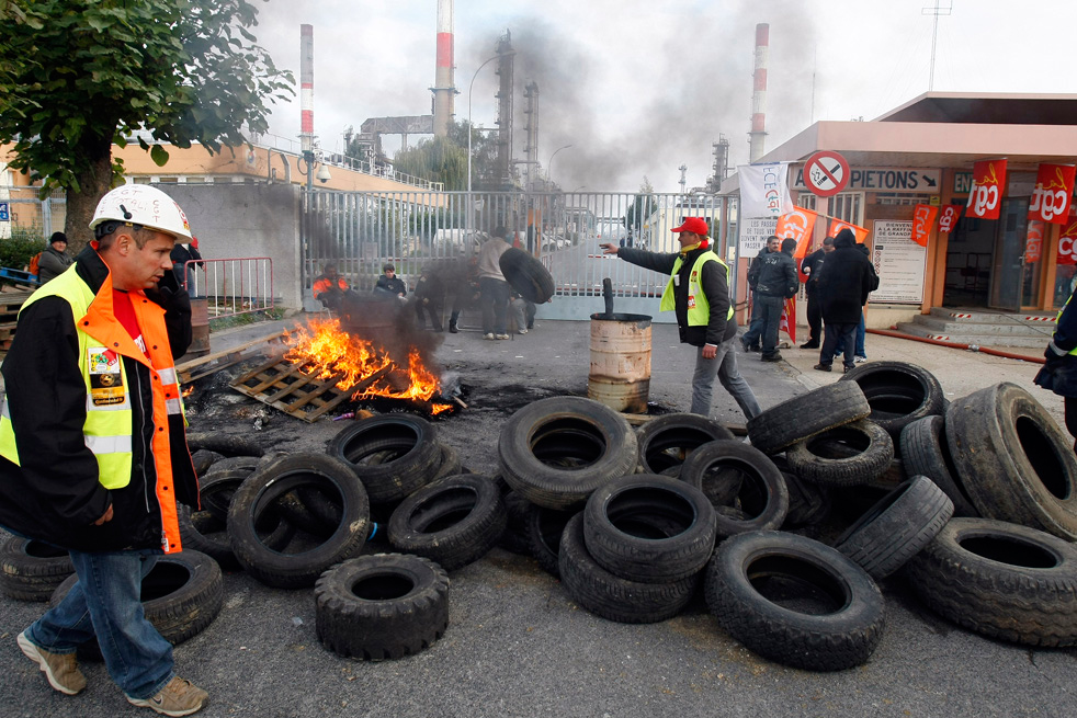 Фотография: Забастовки во Франции №12 - BigPicture.ru