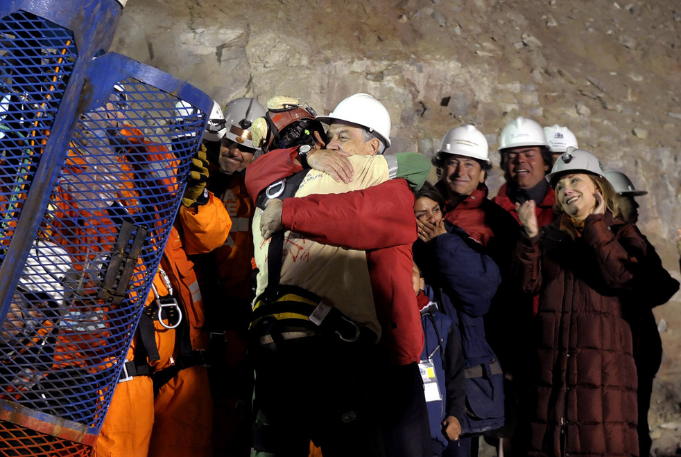 Фотография: Операция по спасению шахтеров в Чили (Часть 1) №2 - BigPicture.ru