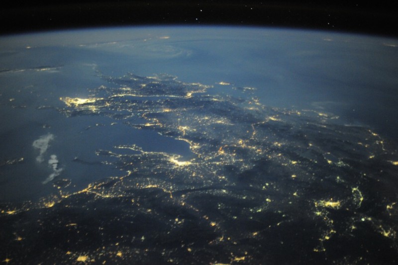 Фотография: Невероятные фото из космоса астронавта Дугласа Уилока №1 - BigPicture.ru