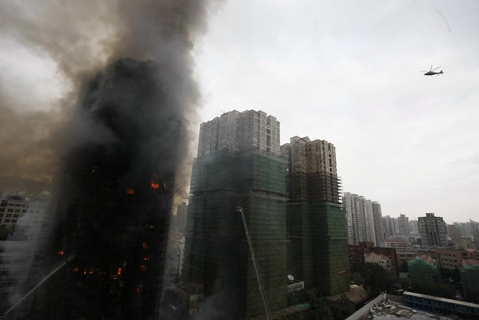 Фотография: Пожар в Шанхае №3 - BigPicture.ru