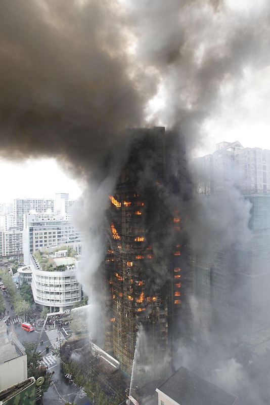 Фотография: Пожар в Шанхае №2 - BigPicture.ru