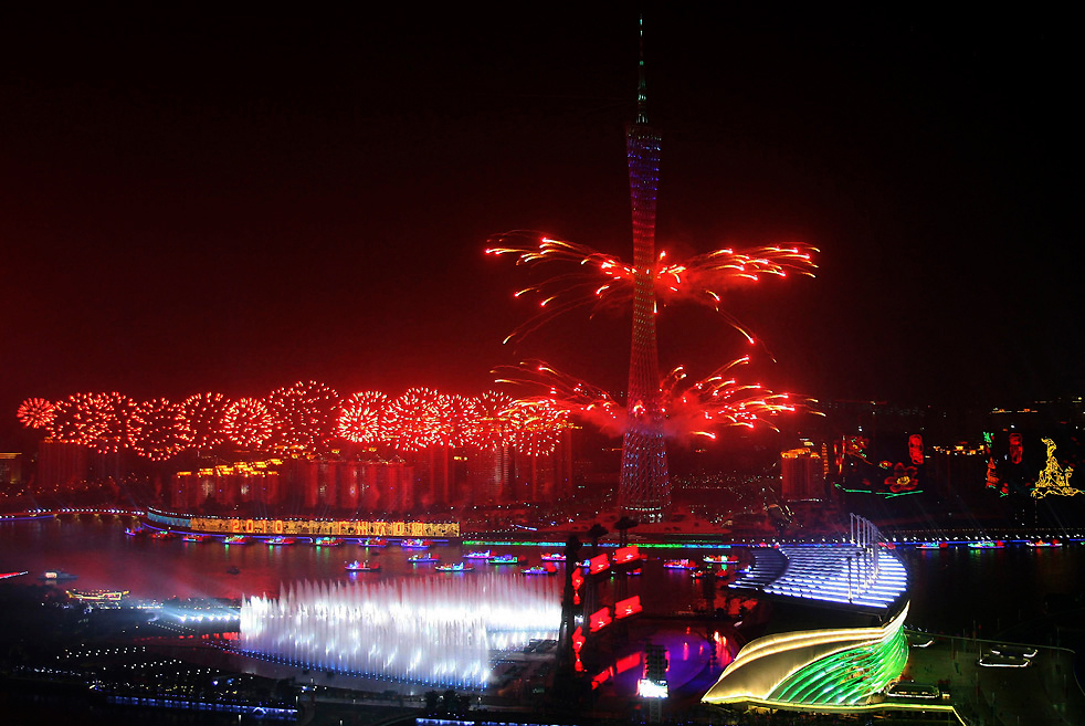 Фотография: Подготовка к открытию Азиатских игр в Китае №11 - BigPicture.ru