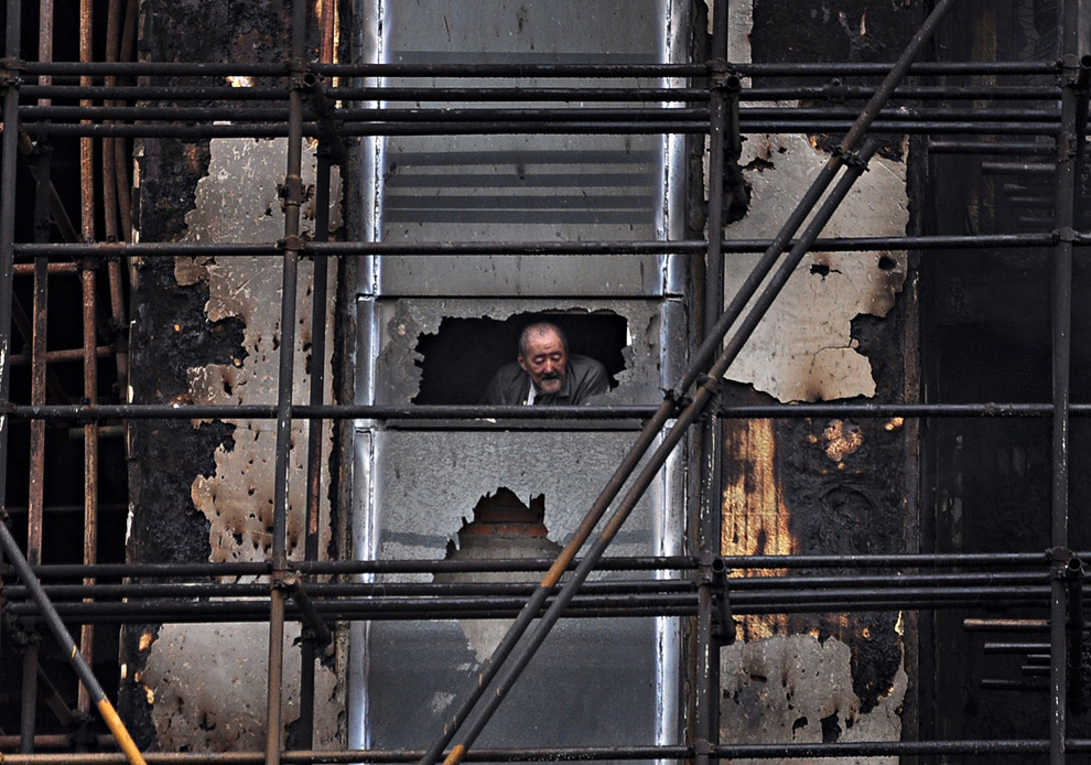 Фотография: Пожар в шанхайском жилом доме №17 - BigPicture.ru