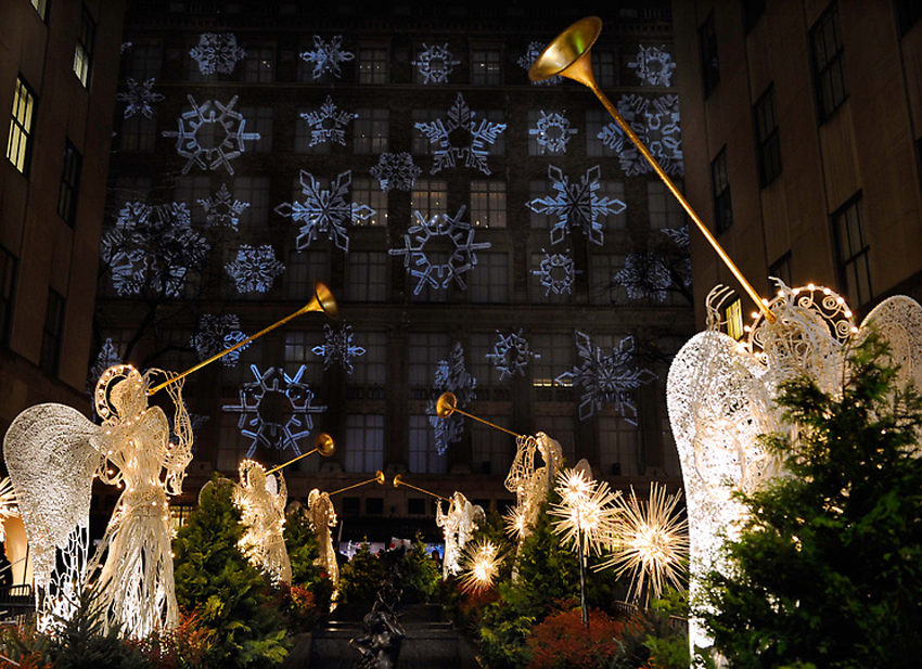 Фотография: Церемония зажжения рождественской елки на Рокфеллер-плаза №7 - BigPicture.ru