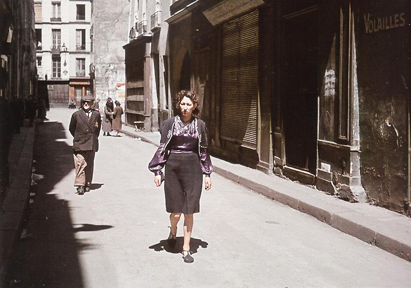 Скандальные цветные фотографии Франции времен немецкой оккупации