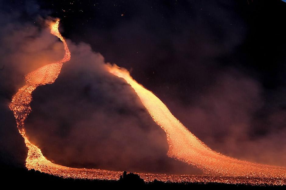 Фотография: Извержение вулкана Этна №5 - BigPicture.ru