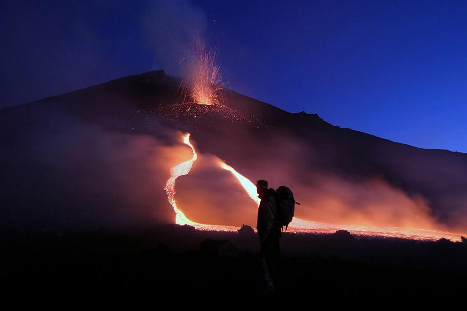 Фотография: Извержение вулкана Этна №6 - BigPicture.ru