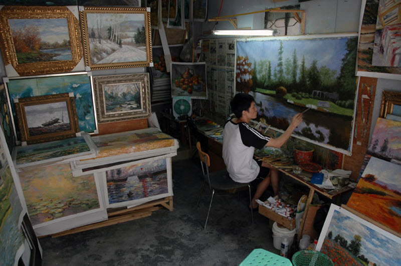 Фотография: Дафен - город художников в Китае №5 - BigPicture.ru