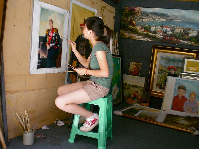 Фотография: Дафен - город художников в Китае №8 - BigPicture.ru