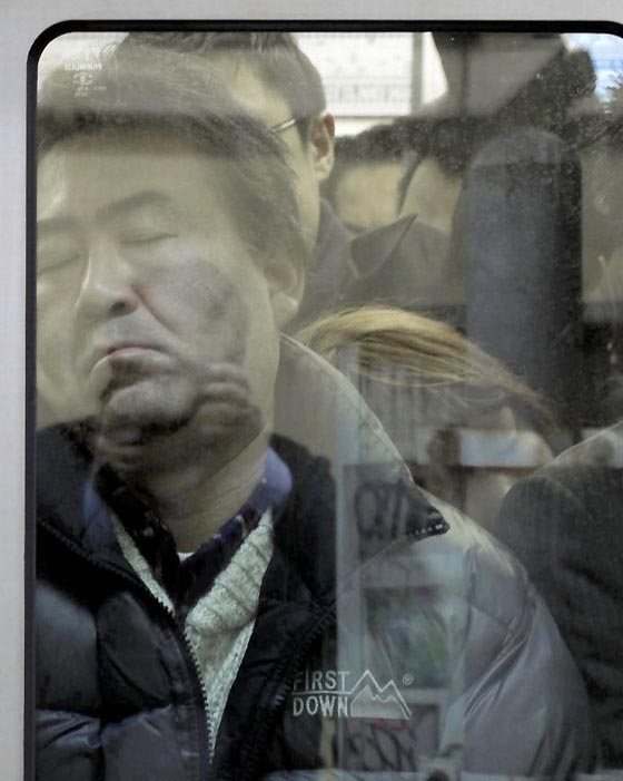 Фотография: Как выглядит обычная давка в токийском метро №8 - BigPicture.ru