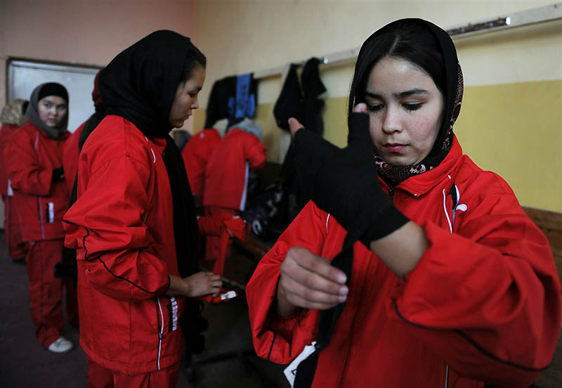 Фотография: Тренировка женской сборной Афганистана по боксу №8 - BigPicture.ru