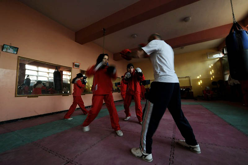 Фотография: Тренировка женской сборной Афганистана по боксу №2 - BigPicture.ru