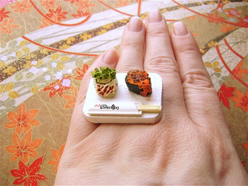 Фотография: Кольца с миниатюрными блюдами №13 - BigPicture.ru