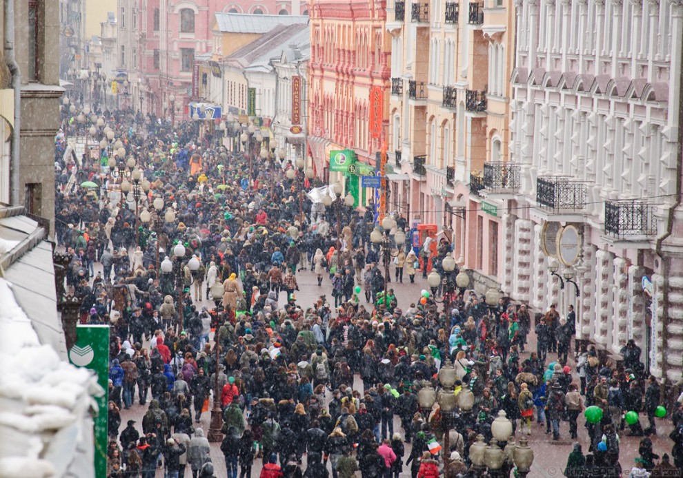 Фотография: Парад в Москве на День Святого Патрика №7 - BigPicture.ru