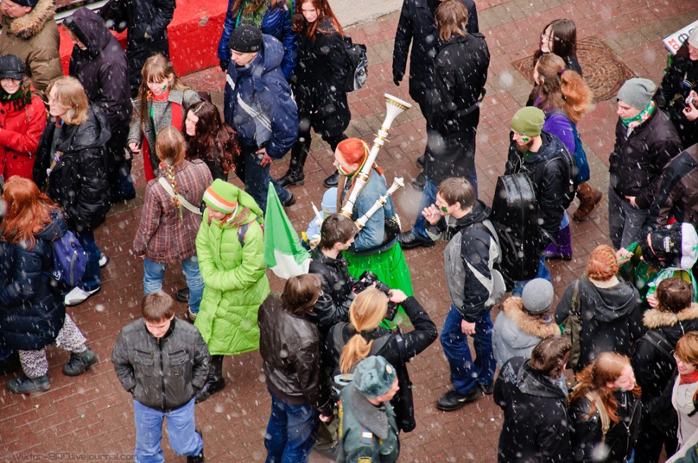 Фотография: Парад в Москве на День Святого Патрика №11 - BigPicture.ru